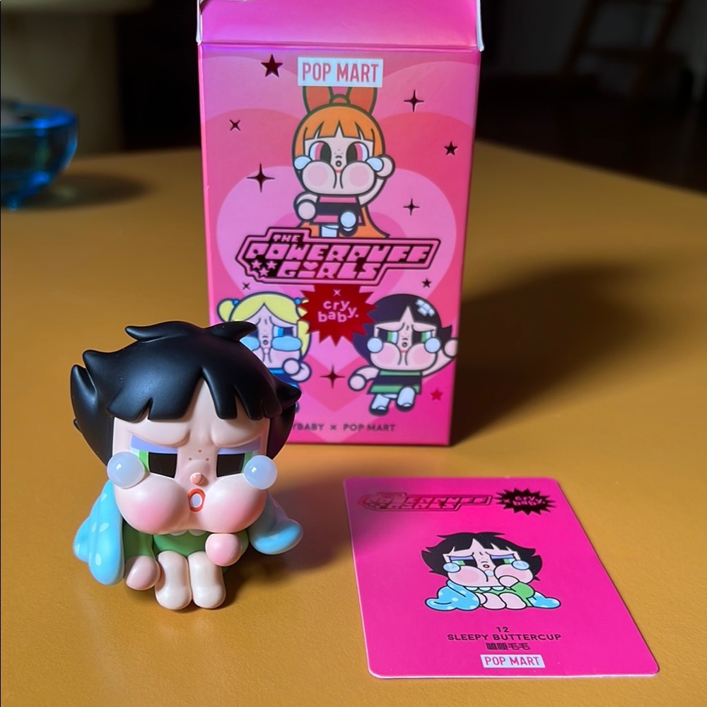 Crybaby Powerpuff Girls Sleepy Buttercup Pop Mart Figure